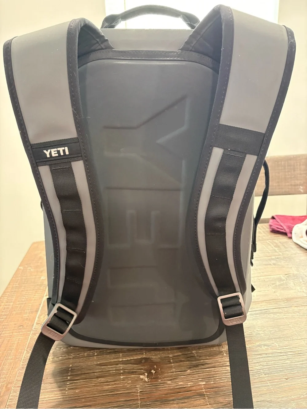 YETI Panga 28L Waterproof Backpack in Storm Grey.